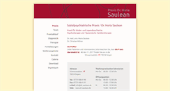 Desktop Screenshot of dr-saulean.de