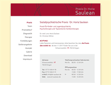 Tablet Screenshot of dr-saulean.de